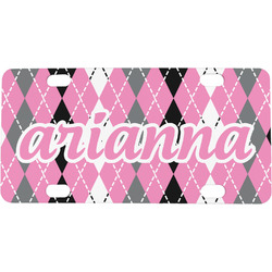 Argyle Mini/Bicycle License Plate (Personalized)