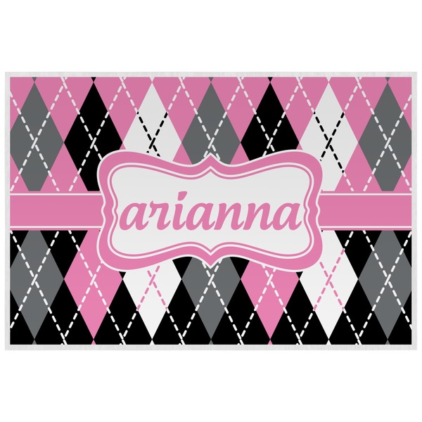 Argyle Personalized Placemat (Back)