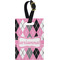 Argyle Plastic Luggage Tag - Rectangular w/ Name or Text