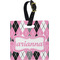 Argyle Plastic Luggage Tag - Square w/ Name or Text