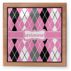 Argyle Pet Urn w/ Name or Text