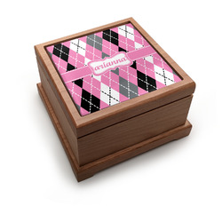 Argyle Pet Urn w/ Name or Text