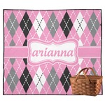 Argyle Outdoor Picnic Blanket (Personalized)