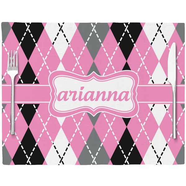 Argyle Placemat with Props