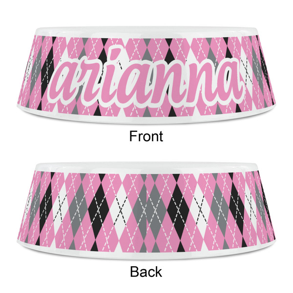 Argyle Plastic Pet Bowls - Small - APPROVAL