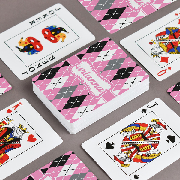 Argyle Playing Cards - Front & Back View