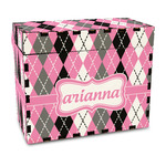 Argyle Wood Recipe Box - Full Color Print (Personalized)
