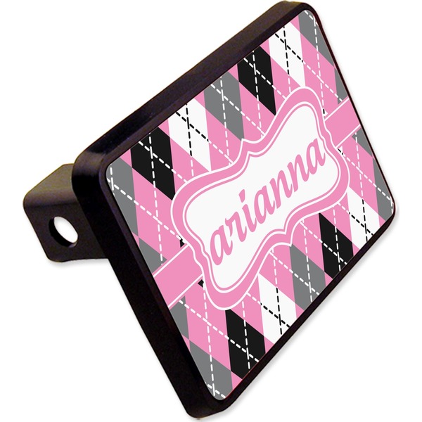 Custom Argyle Rectangular Trailer Hitch Cover - 2" (Personalized)