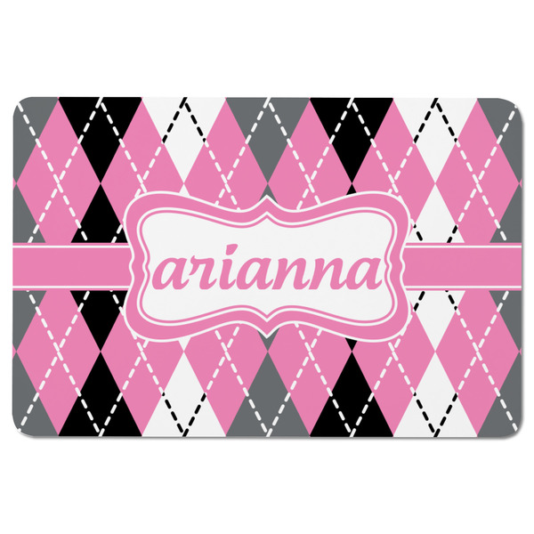 Argyle Rectangular Fridge Magnet - FRONT