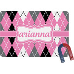 Argyle Rectangular Fridge Magnet (Personalized)