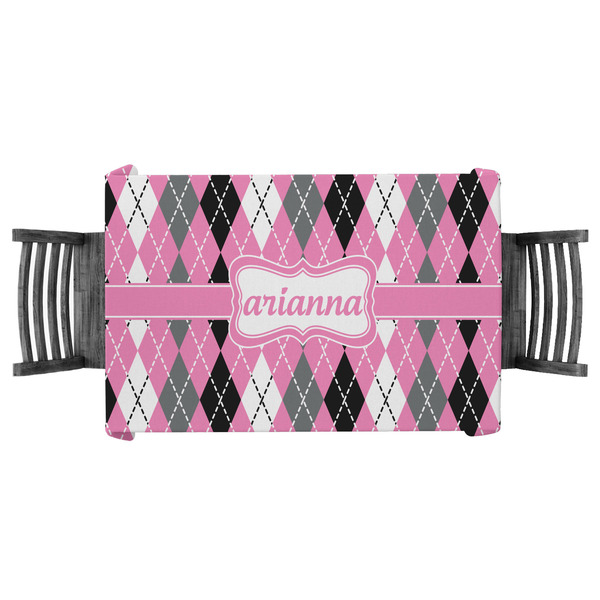 Custom Argyle Tablecloth - 58"x58" (Personalized)