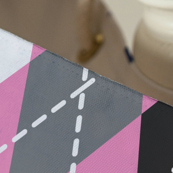 Argyle Large Rope Tote - Close Up View