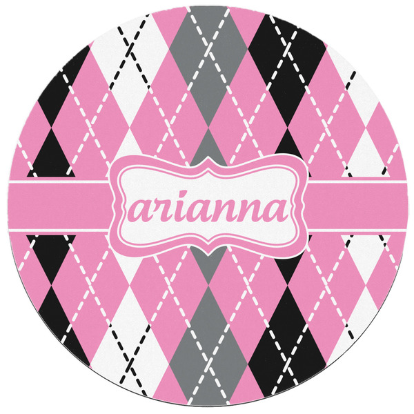 Argyle Round Mousepad - APPROVAL