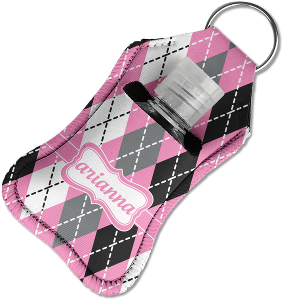 Argyle Sanitizer Holder Keychain - Small in Case
