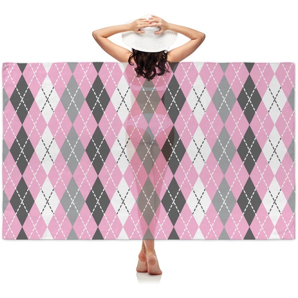Custom Argyle Sheer Sarong
