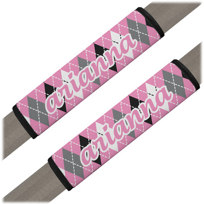 Argyle Seat Belt Covers (Set of 2) (Personalized)