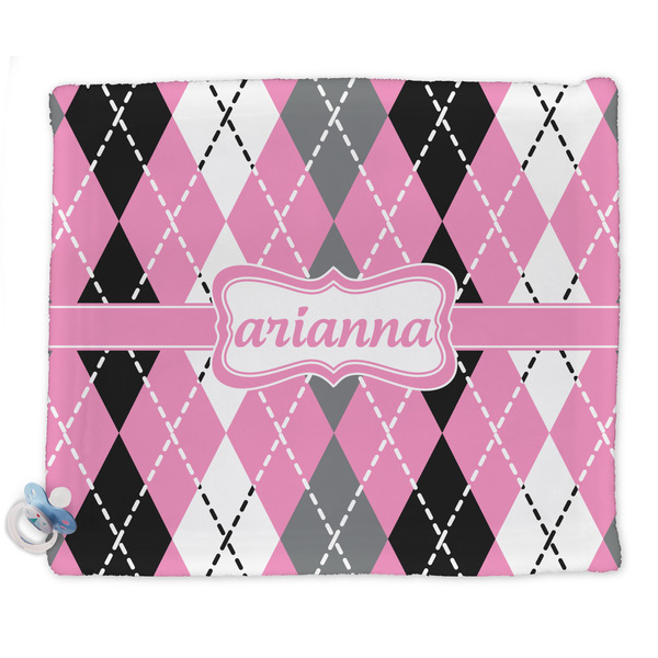 Custom Argyle Security Blankets - Double Sided (Personalized)