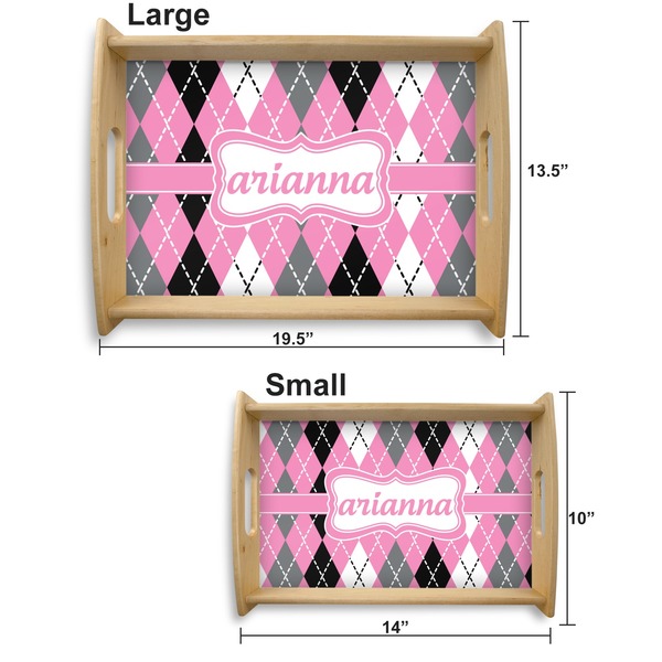 Argyle Serving Tray Wood Sizes