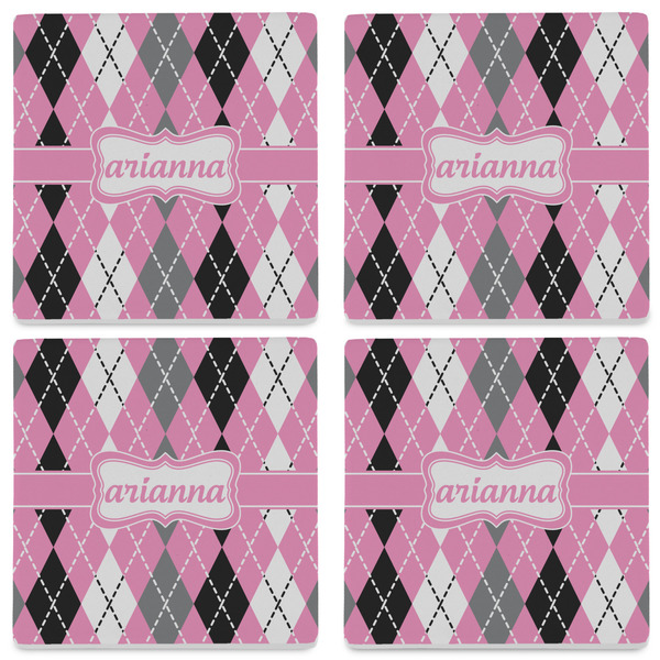 Argyle Set of 4 Sandstone Coasters - See All 4 View