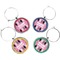 Argyle Wine Charms (Set of 4) (Personalized)