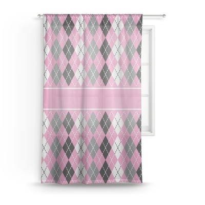 Argyle Sheer Curtain (Personalized)