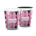 Argyle Ceramic Shot Glass - 1.5 oz (Personalized)