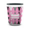 Argyle Ceramic Shot Glass - 1.5 oz - Two Tone - Set of 4 (Personalized)