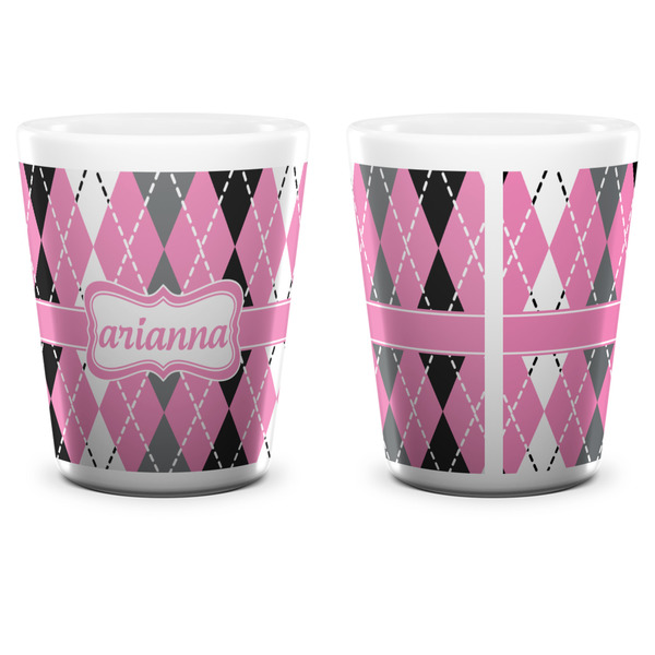 Argyle Shot Glass - White - APPROVAL