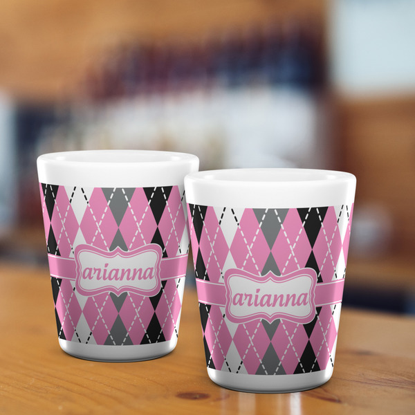 Argyle Shot Glass - White - LIFESTYLE