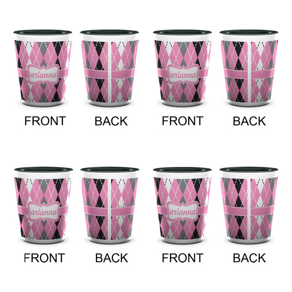 Argyle Shot Glassess - Two Tone - Set of 4 - APPROVAL