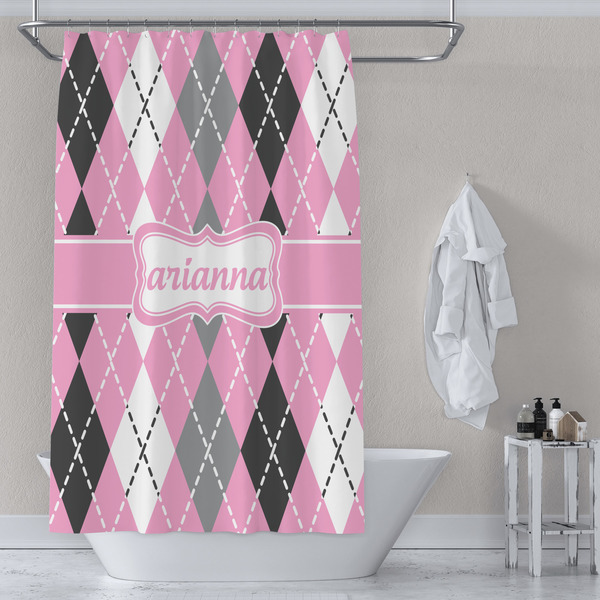Argyle Shower Curtain Lifestyle