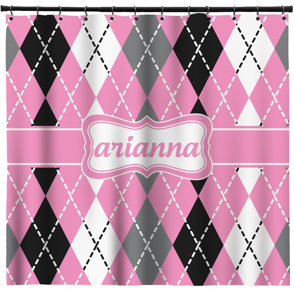 Custom Argyle Shower Curtain - Custom Size (Personalized)