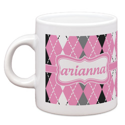 Argyle Espresso Cup (Personalized)
