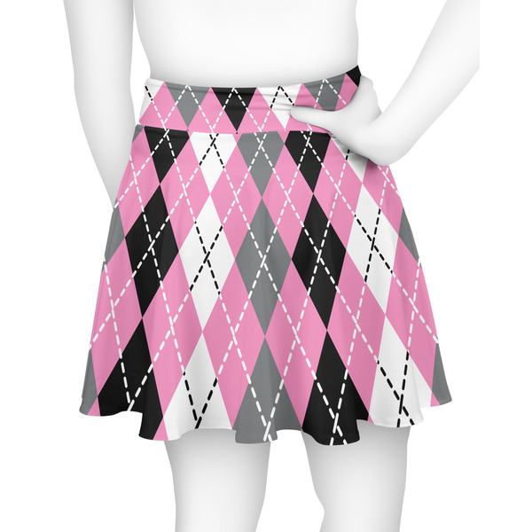 Argyle Skater Skirt - Back