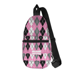 Argyle Sling Bag (Personalized)
