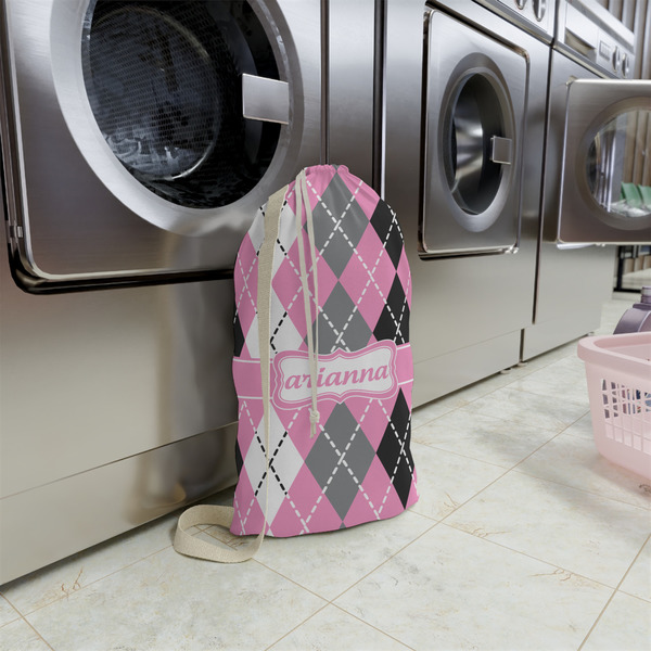 Argyle Small Landry Bag - In Context