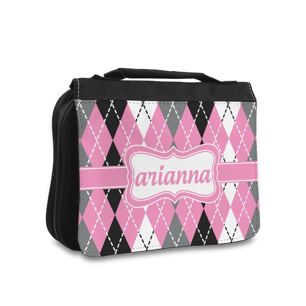 Custom Argyle Toiletry Bag - Small (Personalized)
