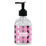 Argyle Glass Soap & Lotion Bottle - Single Bottle (Personalized)