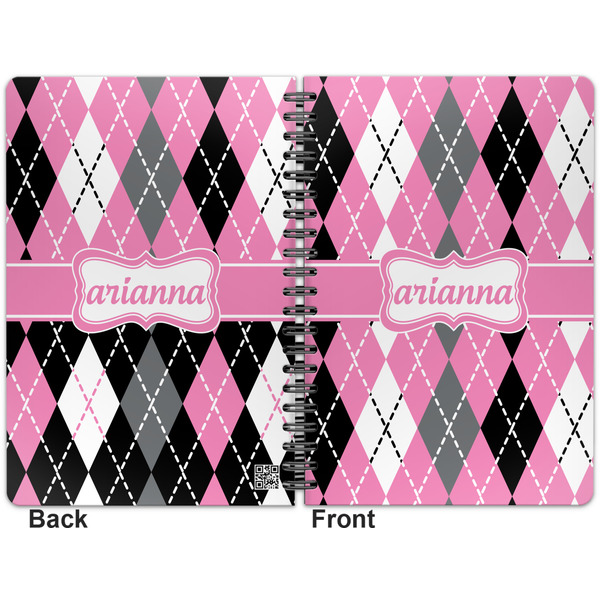 Argyle Spiral Journal 7 x 10 - Apvl