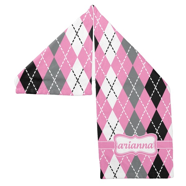 Argyle Sports Towel Folded - Both Sides Showing