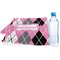 Argyle Sports Towel Folded with Water Bottle