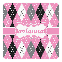 Argyle Square Decal (Personalized)