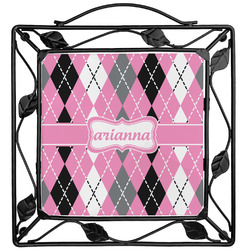 Argyle Square Trivet (Personalized)