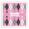 Argyle Paper Dinner Napkins (Personalized)