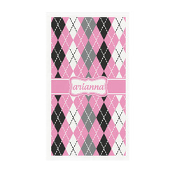Argyle Guest Paper Towels - Full Color - Standard (Personalized)