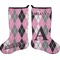 Argyle Holiday Stocking - Double-Sided - Neoprene (Personalized)