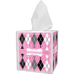 Argyle Tissue Box Cover (Personalized)