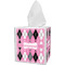 Argyle Tissue Box Cover (Personalized)