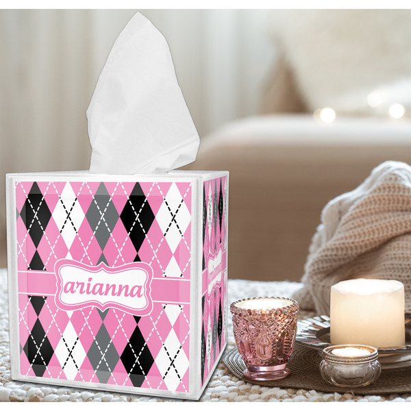 Argyle Tissue Box - LIFESTYLE