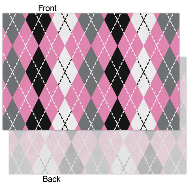 Argyle Tissue Paper - Heavyweight - XL - Front & Back